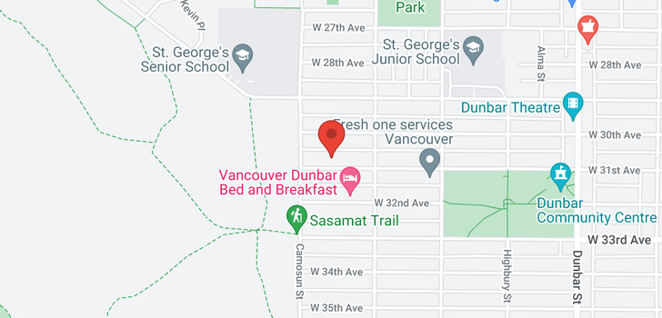 map of 4055 W 31ST AVENUE